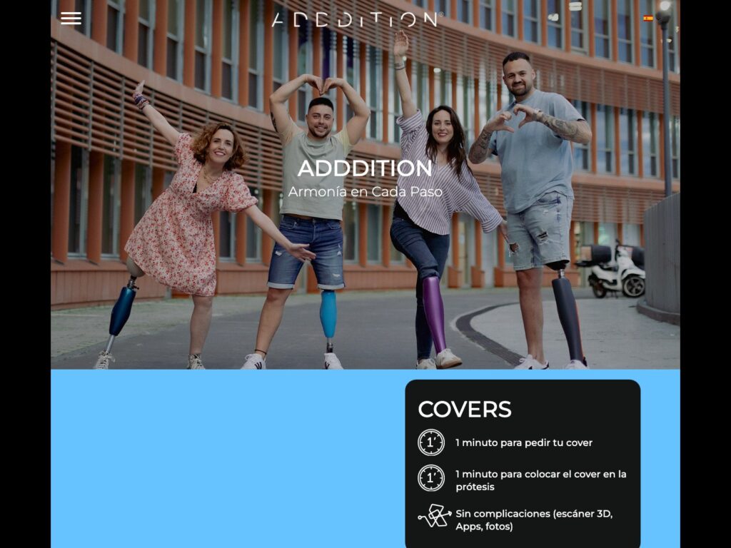 Portada de la web de Adddition
