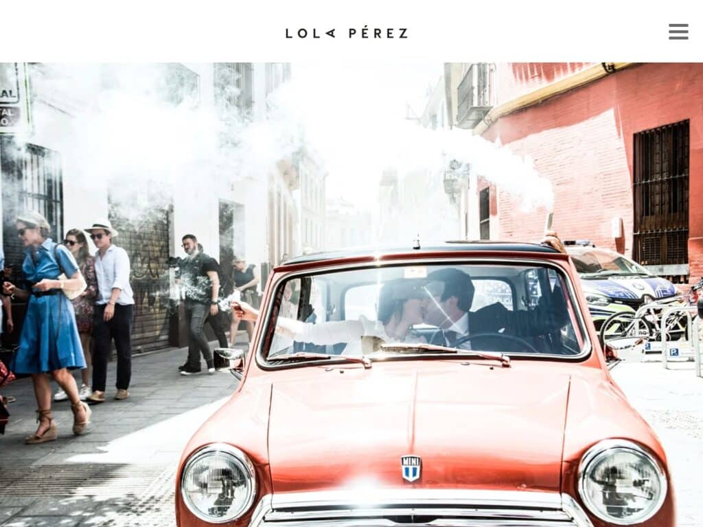 Portada de la web de Lola Pérez Studio